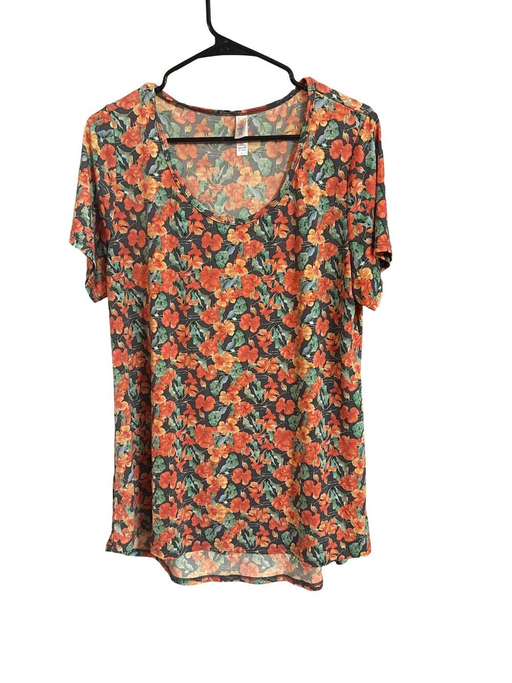 LuLaRoe Women's Classic T-Shirt Short Sleeve Floral Print Top